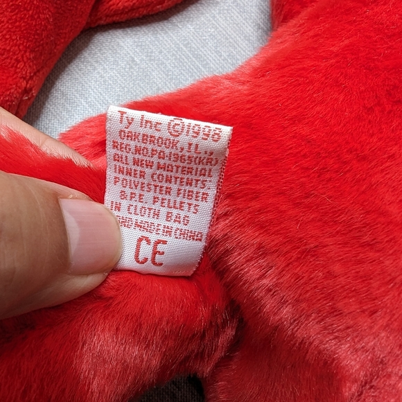 1995 1998 TY Beanie Buddies Babies Snort Red Bull Plush Toy 9" 15" Lot Of 2 - Picture 10 of 13